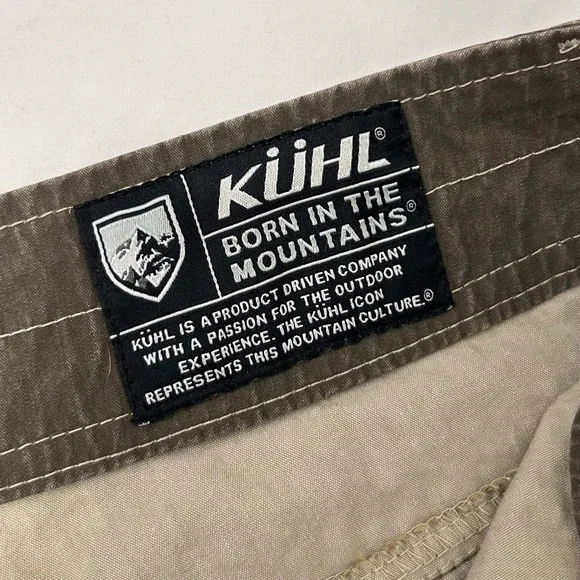 Kuhl Revolvr Pants 34x30 Vintage Patina Dye Hiking Gorpcore Pants Workwear Brown - Picture 4 of 9